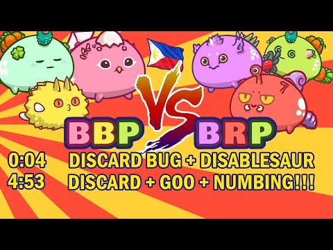 AXIE INFINITY #15 - BBP DARK SWOOP VS DISABLESAUR??? BUG DISCARDS!!!