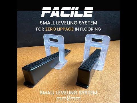 Facile( R) Tile Leveling System Wedges Small Floor Regulator