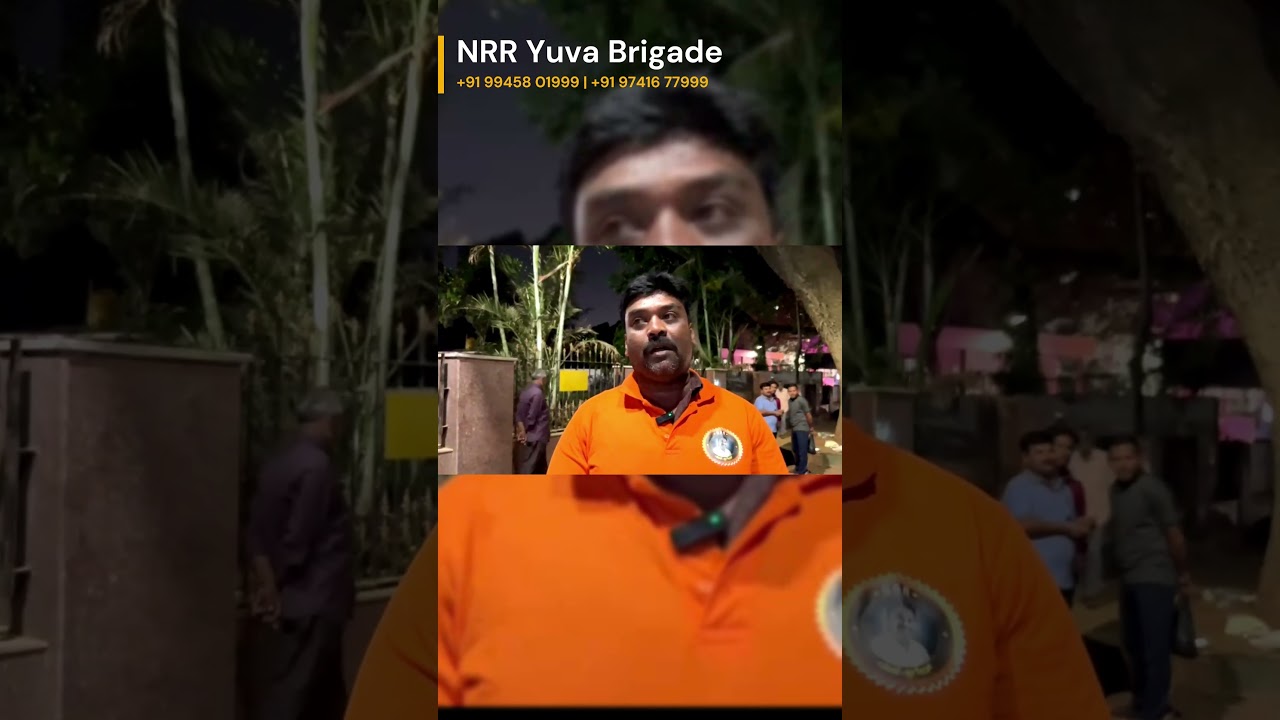 Food Distribution by NRR Yuva Brigade Volunteer by Sri Prashanth!