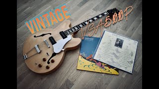 Video thumbnail for Vintage VSA500P ReIssued Semi Acoustic Guitar - Natural Maple by Guitar & Camera World