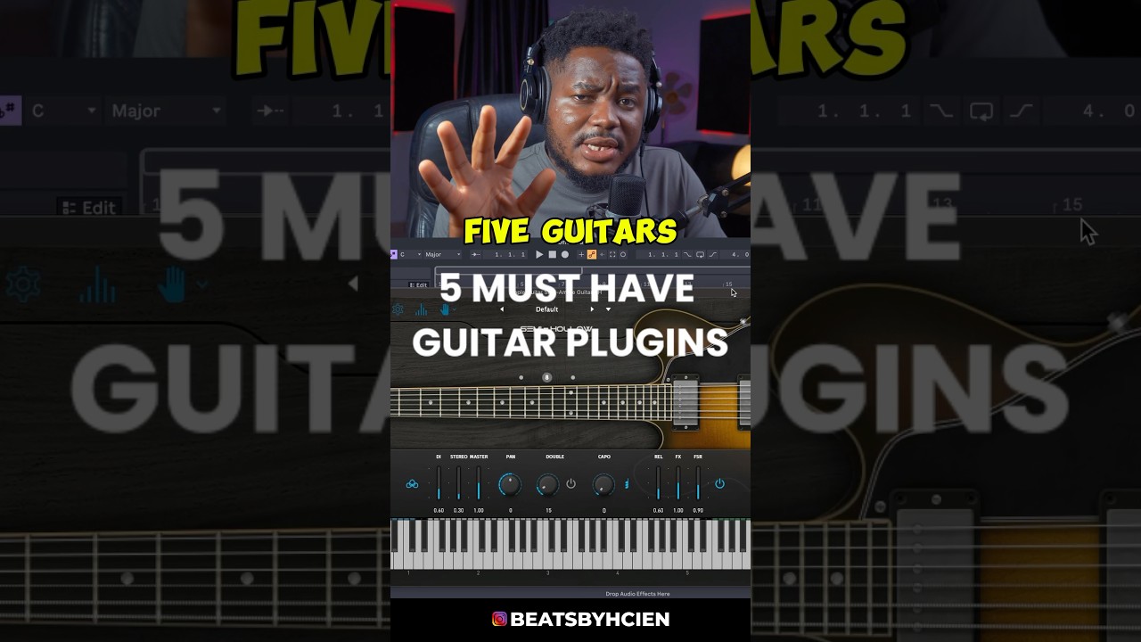 5 Must Have Guitar Plugins #afrobeattutorial #afroswingbeat #vstplugins