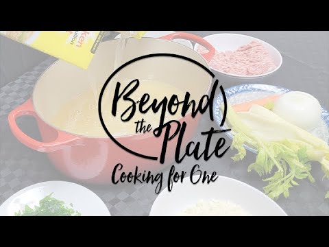 Beyond the Plate: Cooking for One - Fast and Easy Italian Wedding Soup