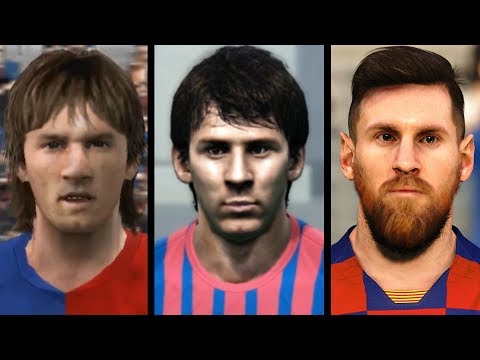 Lionel Messi evolution from PES 4 to PES 2020 Video