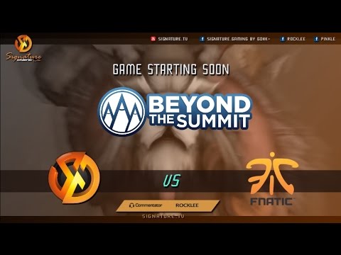Fnatic.Dota2 Vs Signature.Trust - BTS SEA #1 - Caster : RoCkLEE-