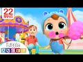 Playtime At The Theme Park Little Angel Nursery Rhymes Kids Songs
