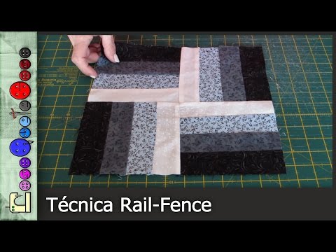 Cómo hacer rail fence. Vídeo tutorial