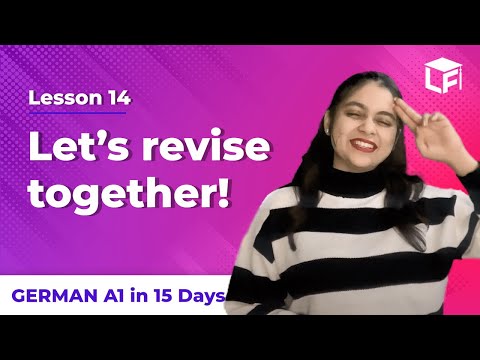 German A1 revision class | Learn German A1 in 15 Days | Goethe 2024-2025