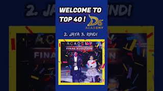 Download lagu WELCOME TO TOP 40 DA 5 !!! EBY, RINDI, JAYA & VINI ! mp3