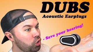 Video thumbnail for How to Protect Your Hearing! | DUBS Acoustic Filter Earplugs Review!! by Gadget Jeff TV