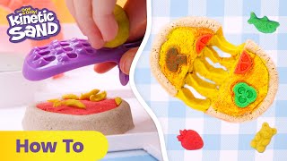 Kinetic Sand výroba pizze
