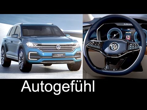 All-new Volkswagen Touareg III Preview as VW T-Prime Concept GTE