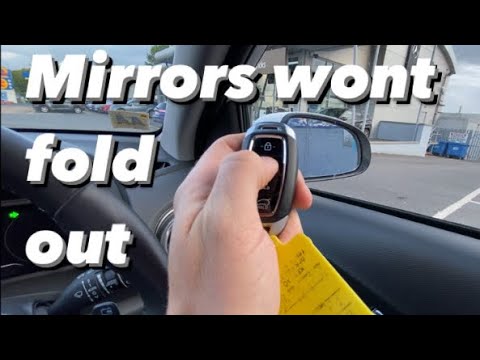 Why Hyundai or Kia wing mirrors wont fold out #hyundai #kia #why