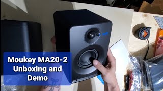 Video thumbnail for Unboxing Moukey MA20-2 3" Studio Monitors by Brad Tries Stuff
