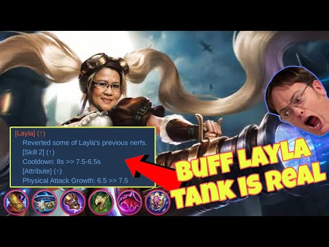 This Buff Layla Tank Build is Legendary 😶 | MLBB