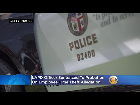 LAPD Officer Sentenced To Probation On Employee Time Theft Allegation