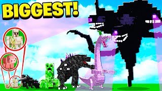 5 BIGGEST MINECRAFT BOSSES!