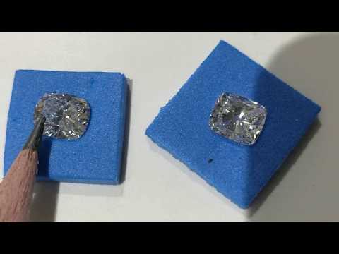 compare size of cushion diamond between 1.5ct and 1.34ct , decide before you buy online