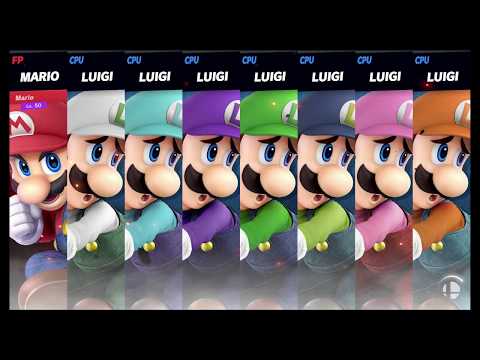Super Smash Bros Ultimate Amiibo Fights   Request #9208 Mario vs Luigi army