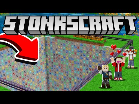 MINERADORA AUTOMÁTICA NA MINA DOS MINÉRIOS - StonksCraft #10 -Dlet-