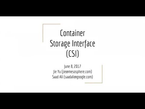 CNCF Storage WG 6/9/2017