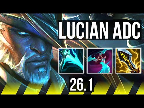 LUCIAN & Morgana vs JHIN & Janna (ADC) | 69K damage | NA Grandmaster | 26.1