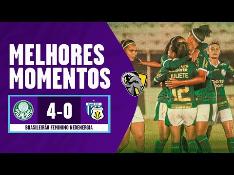 Gols e lances de Palmeiras x Avaí