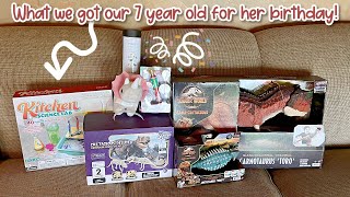 What We Got Our 7 Year Old For Her Birthday // Gift and Present Ideas