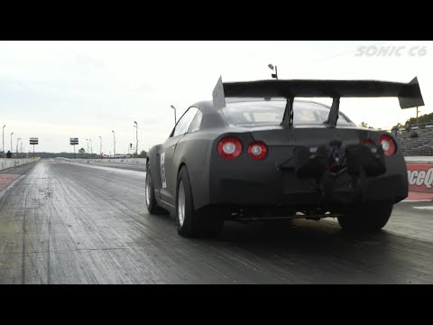 6 SECOND R35 GTR! "Laser George" Dodworth's T1Race GTR goes 6.94!!!