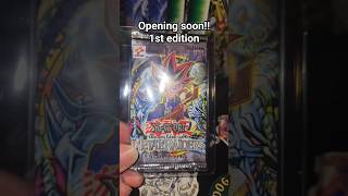 Yugioh Metal Raiders 1st edition pack!! #yugioh #tcg #fyp #tradingcards