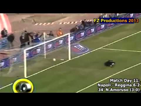 Serie A 2000-2001, day 11 Napoli - Reggina 6-2 (N.Amoruso goal)