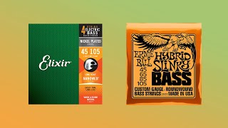 Video thumbnail for Elixir NANOWEB Nickel Plated (45/105) 🔥VS🔥 Ernie Ball 2833 HYBRID SLINKY (45/105) by Pepo Vidal