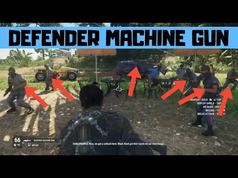 Just Cause 4 - Defender Machine Gun Gameplay