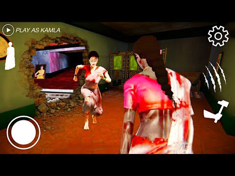 PLAYING AS KAMLA IN SARLA INDIAN HORROR GAME || KAMLA VS SARLA FULL VIDEO 