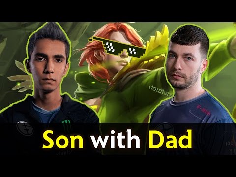 Sumail Windranger carried by Fear — son carried by dad