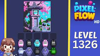 Pixel Flow Level 1326 Solution Walkthrough