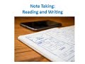 Note Taking for Reading and Writing
