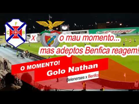 Mau momento "golo Nathan" e força dos adeptos! Belenenses x Benfica 29.01.2018