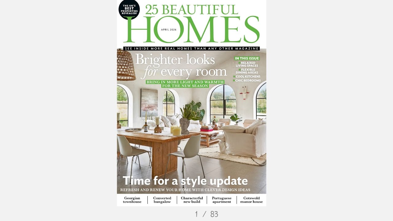25 Beautiful Homes – April 2026 #magazine 