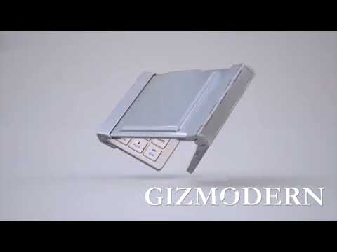 Foldable Rechargeable Wireless Keyboard with Leather Case, for Android Windows iOS Tablet & Laptop