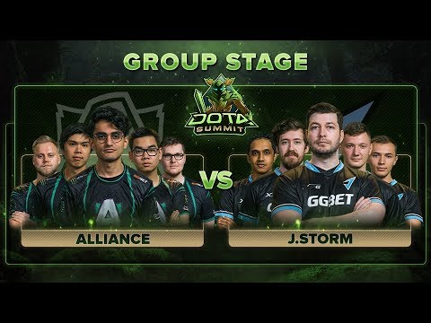 Alliance vs J.Storm Game 1 - Dota Summit 10: Group Stage