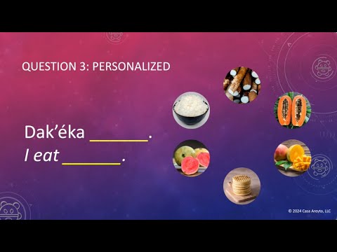 Let's Talk Taíno 110 - Three Questions | Taíno Food