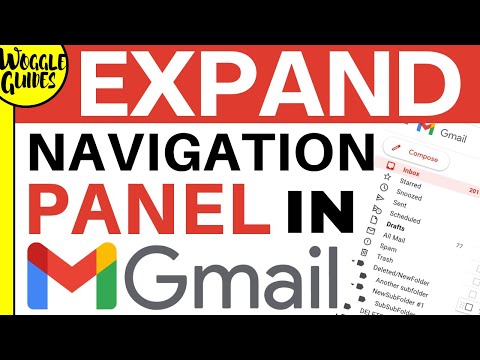 How to stop Gmail left hand panel collapsing and lock it in place permanently