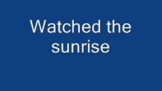 lyrics morning sun Robbie Williams