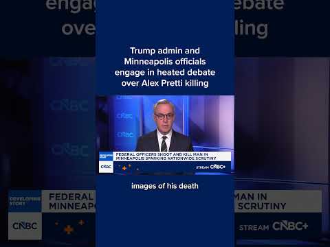 Trump admin and Minneapolis officials engage in heated debate over Alex Pretti killing