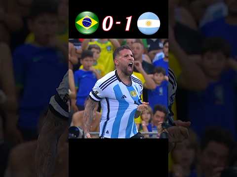 Epic Match 🤯🥵🥶 Argentina vs Brazil – World Cup Qualifiers 2023 #shorts #youtubeshorts