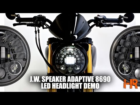 J.W. Speaker 8690 Adaptive LED Headlight Demo | Headlight Revolution