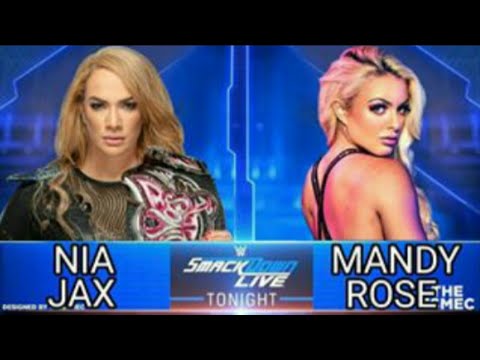 WWE 2K19|SD LIVE NIA JAX VS MANDY ROSE EXTREME RULES MATCH