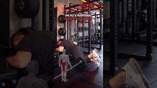 🔑 How to: Landmine quadruped hip extensions. #glutes #glutesworkout #legs #lowerbodyworkout #shorts