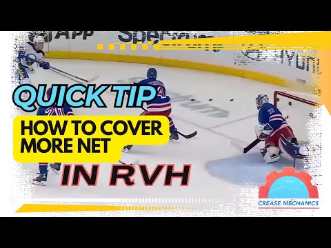 Quick Tip: How Cover More Net In the RVH #goaliedevelopment #goalietips