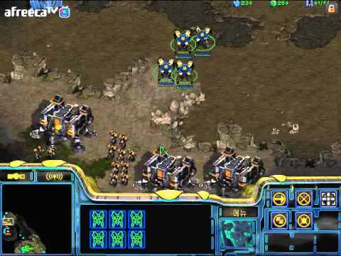 Starcraft Brood war P vs T in Python 1.3